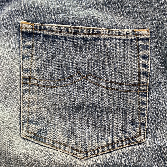 Vintage Button Fly Raw Hem Jeans - Picture 3 of 10